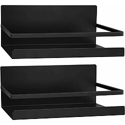 Vendos85 Étagère magnétique frigo - Noir