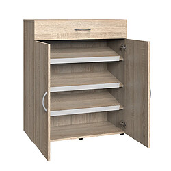 Pegane Meuble à chaussures - Chêne