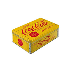 Nostalgic Art Boîte Métal Coca Cola Jaune
