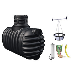 GRAF Cuve à enterrer 1600L - Kit jardin confort