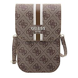 Guess maroquinerie Sacoche bandoulière 4G - Marron