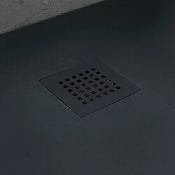 Kiamami Valentina Receveur de Douche 70x70 - Anthracite pas cher