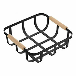 Confortime Panier Multi-usages Noir 23 x 23 x 8 cm