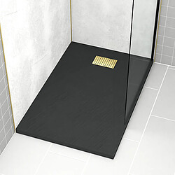 Aurlane Receveur de douche Noir 120x80