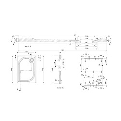 Acheter Kiamami Valentina Klio Receveur de douche - 70x100 cm