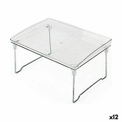 Confortime Support pour assiettes pliable - Transparent