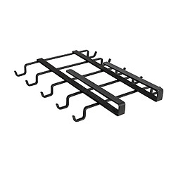 WENKO Accroche-tasses en métal - Noir