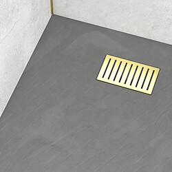 Aurlane Receveur 120x80 - Effet Pierre Gris