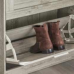 SoBuy Meuble à chaussures - Gris 60x23x79 cm pas cher