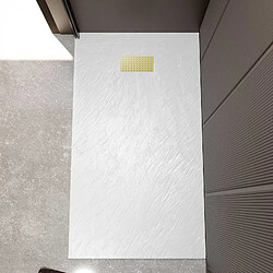 Aurlane 140x80 cm - Blanc Effet Pierre