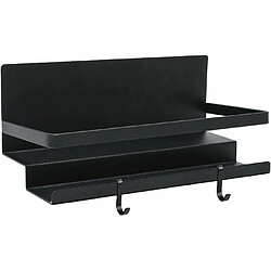 Vendos85 Étagère magnétique à épices - Noir
