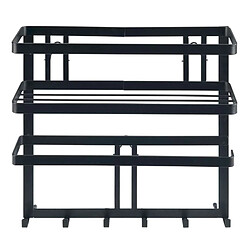 Wenko Organiseur de Cuisine Mural - Noir