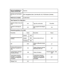 Siemens KG39EAWCA - Blanc