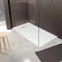 Aurlane 140x80 cm - Blanc Effet Pierre