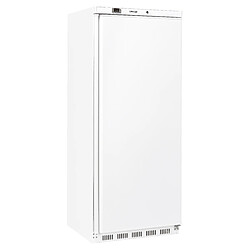 Casselin CAP600LB - Inox Réfrigérateur une porte professionnel - Froid ventilé - Dégivrage automatique - Porte réversible - Thermostat digital - Éclairage LED - Verrouillable - Classe climatique 4 - Fluide R600a