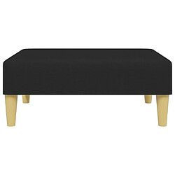 Acheter vidaXL Repose-pied en tissu noir 77x55x31 cm