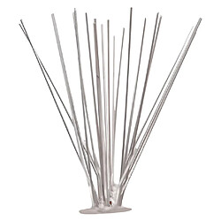Acheter vidaXL Ensemble de 6 Pointes Contre Oiseaux Inox 3 m