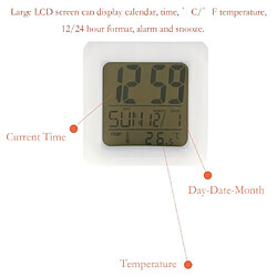 Acheter Réveil digital enfant LED - Multicolore