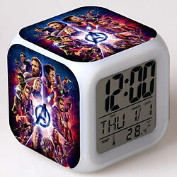 Réveil LED coloré Avengers