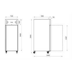 AFI COLLIN LUCY? AFI Collin Lucy Armoire Pâtisserie Positive - 737 L