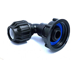 MULTITANKS Raccord S60x6 - Sortie coudée 25mm