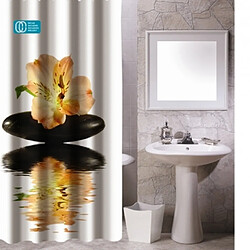 CORTINA DE BAÑO DE POLIESTER 180X200CM MANILA MSV