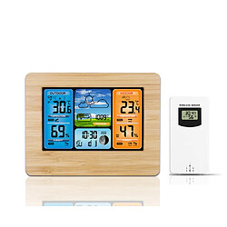 Réveil Multifonctionnel Météorologique Jaune