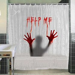 TotalCadeau Rideau de douche Help Me