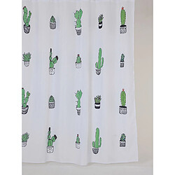 Allibert Rideau de douche Cactus - Blanc