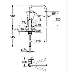 Grohe Mitigeur QuickFix Start