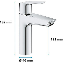Acheter Mitigeur monocommande Lavabo GROHE - Taille M - Economie d'eau - Chromé