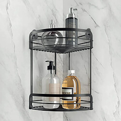 Avis Metaltex Étagère de Douche d'Angle 2 Niveaux Noir