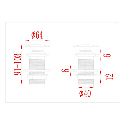 vidaXL Drain à Poussoir pas cher