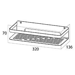 Tiger Panier de Salle de Bain Caddy - Argenté pas cher