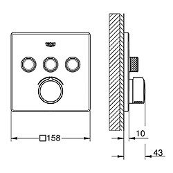Acheter GROHE SmartControl - Set douche encastré