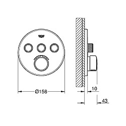 GROHE Mitigeur SmartControl