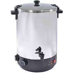Kitchen Chef Stérilisateur de bocaux électrique inox avec robinet et minuteur 12l 1650w