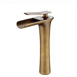 Robinet Cascade Lavabo en Laiton Robinet lavabo effet cascade - Mitigeur eau chaude/froide - Laiton massif