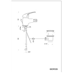 Kiamami Valentina Mitigeur Monocommande Bidet - Future pas cher