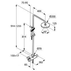 Acheter KLUDI Dual Shower A-QA - Chrome