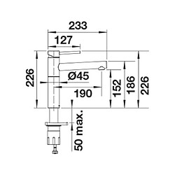 Acheter BLANCO Mitigeur Alta II 527528