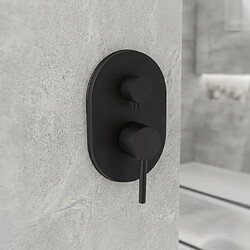 Avis Kiamami Valentina FASSA - Mitigeur douche encastré - Noir mat