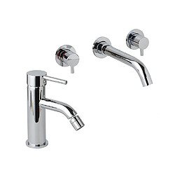 Kiamami Valentina FASSA - Lot mitigeur mural lavabo et bidet