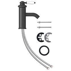 VIDAXL Robinet de lavabo - Gris