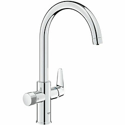 Grohe Blue Pure StartCurve · Reconditionné Robinet de cuisine - Filtre à eau - Chromé - Rotation 150° - Forme en C