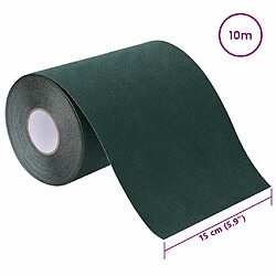 Bande de gazon artificiel vidaXL - 0,15x10 m Vert pas cher