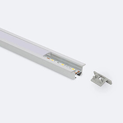 Ledkia Profilé aluminium encastré pour rubans LED