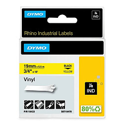 Dymo 18433 Ruban Noir/Jaune