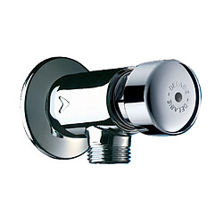 robinet d'urinoir - temporisé - delabie tempostop - equerre pour arrivée encastrée - delabie 778000