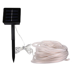 Wewoo Ruban LED Waterproof Panneau solaire 10m - Vert